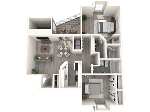 Brentwood Oaks B1 Floor Plan